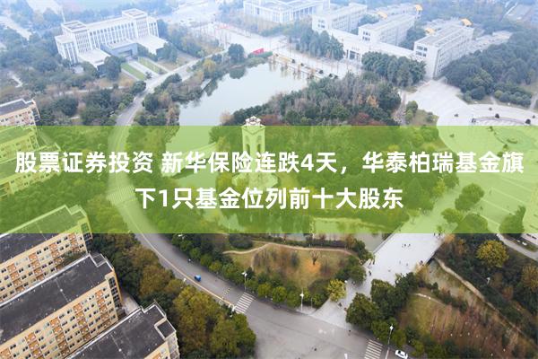 股票证券投资 新华保险连跌4天，华泰柏瑞基金旗下1只基金位列前十大股东