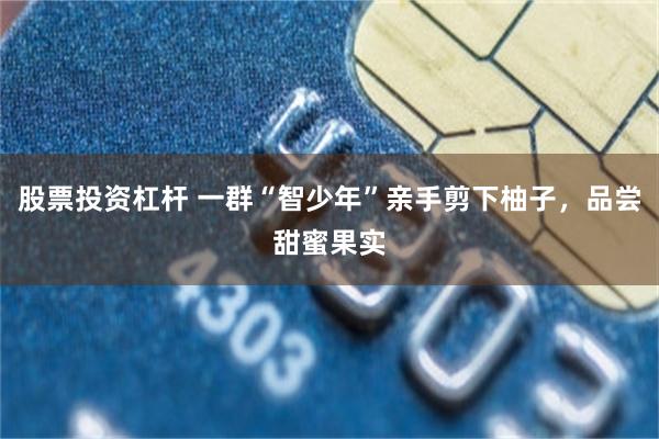 股票投资杠杆 一群“智少年”亲手剪下柚子，品尝甜蜜果实