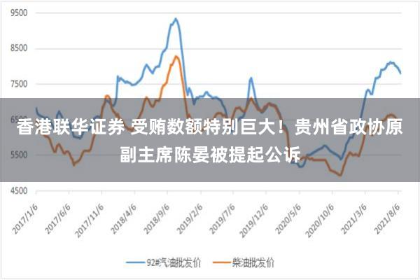 香港联华证券 受贿数额特别巨大！贵州省政协原副主席陈晏被提起公诉