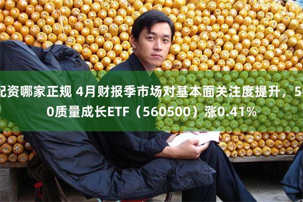 配资哪家正规 4月财报季市场对基本面关注度提升，500质量成长ETF（560500）涨0.41%