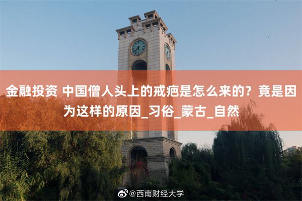 金融投资 中国僧人头上的戒疤是怎么来的？竟是因为这样的原因_习俗_蒙古_自然