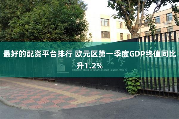 最好的配资平台排行 欧元区第一季度GDP终值同比升1.2%