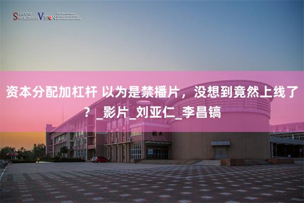 资本分配加杠杆 以为是禁播片，没想到竟然上线了？_影片_刘亚仁_李昌镐